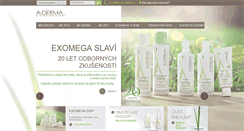 Desktop Screenshot of aderma.cz