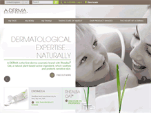 Tablet Screenshot of aderma.co.uk